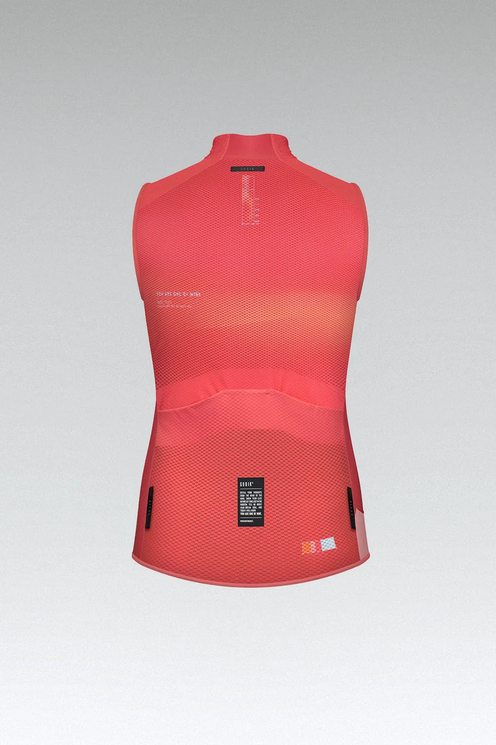 GOBIK Vest Plus 2.0 Women's cycling vest in coral paradise color