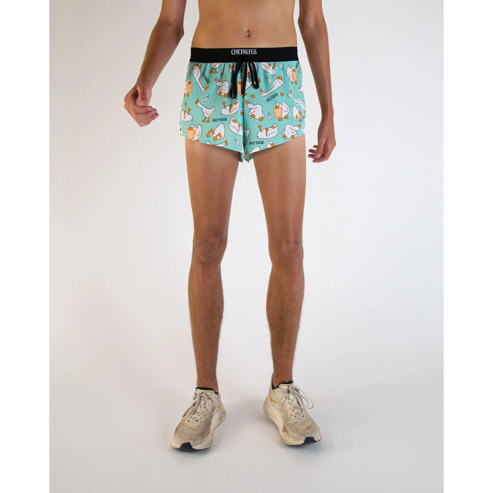 Chicknlegs Men's Silly Goose 2" DS Split Shorts - M