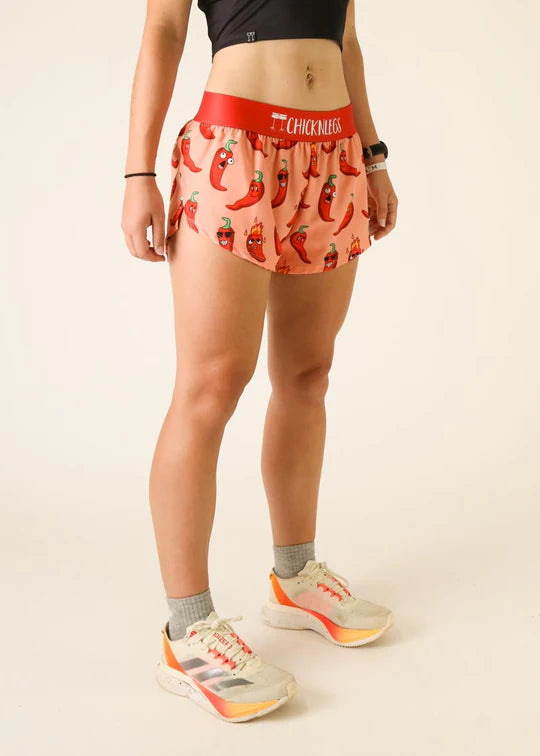 Chicknlegs Women's Chase Pack Chilis 1.5" Split Shorts - S