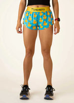 Chicknlegs Women's Rubber Ducky 1.5" Split Shorts - M