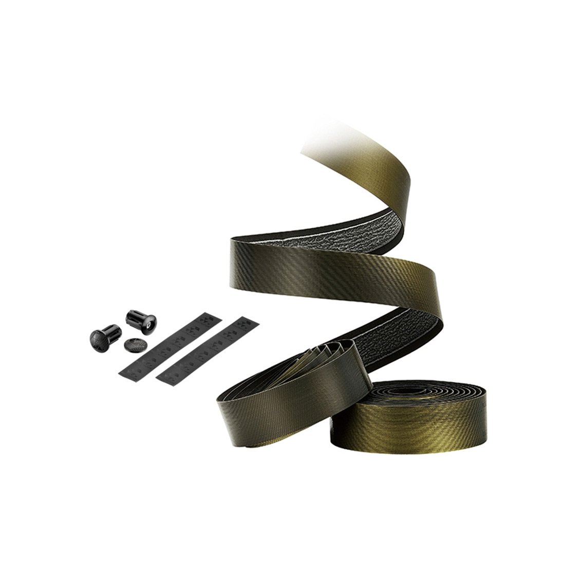 Ciclovation Halo Touch handlebar tape in gold mine color with installation accessories