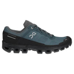 On Cloudventure men's trail running shoe in shadow/rock colorway with distinctive sole