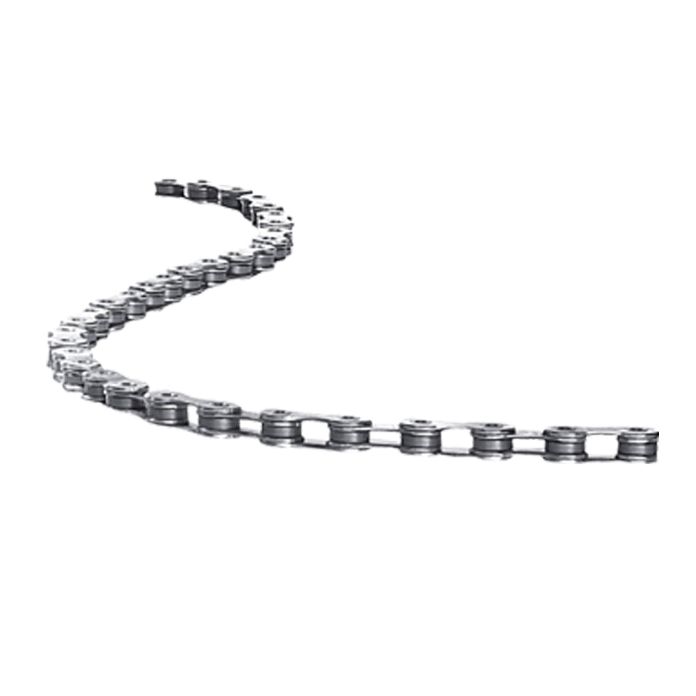 SRAM PC 1170 11-speed bicycle chain curved on white background