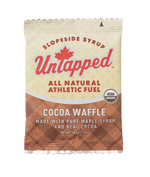 UnTapped Cocoa Waffle single serving packet, USDA Organic all natural athletic fuel, 30g