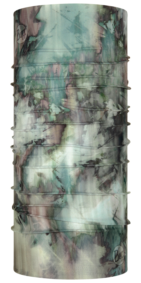 Buff Cool Net UV+ tubular headwear in Ground Multi camouflage pattern