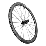 Black Zipp AM 303 S carbon disc brake rear wheel with spokes