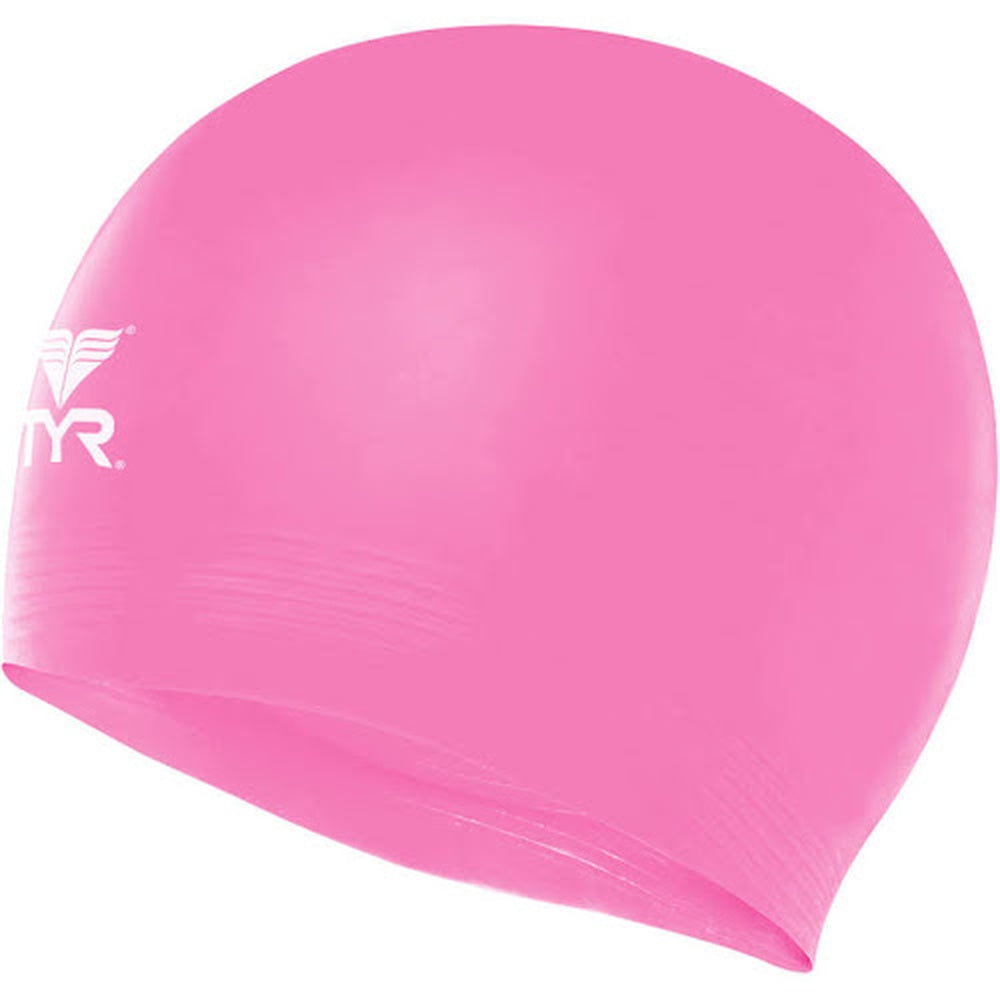 TYR LATEX SWIM CAP - LIGHT PINK