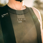 Gobik Ultralite black cycling bib shorts with mesh panels and straps
