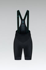 Gobik Absolute 5.0 Women's Bib Shorts in Black with suspender straps and professional cycling design