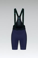 Gobik Absolute 5.0 Women's Bib Shorts in Deep Blue with black suspenders