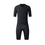 Gobik Brooklyn cycling suit in dark gray with full zip and aerodynamic fit