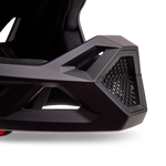 Fox Racing Youth Rampage Mountain Bike Helmet in Matte Black with ventilation system