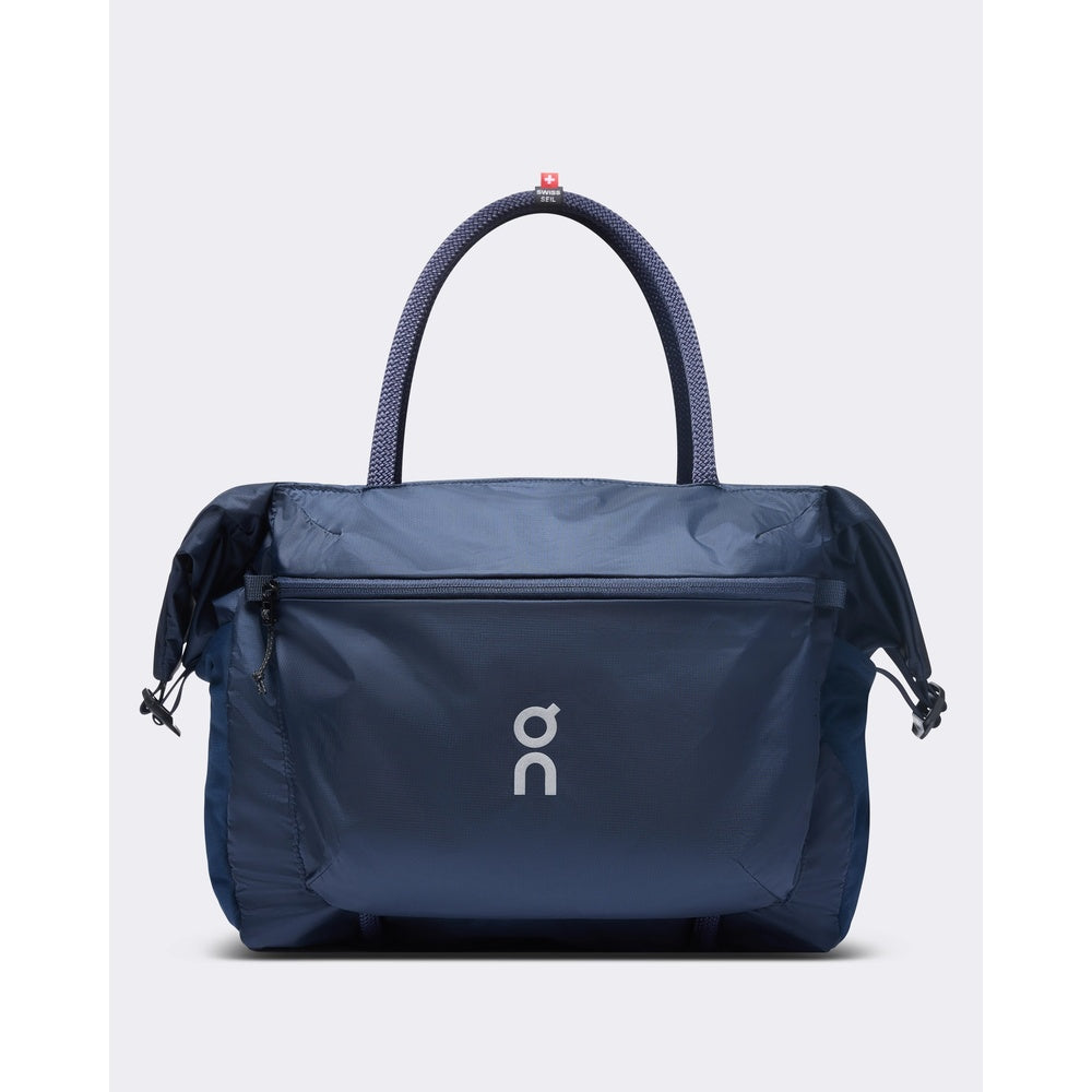On Track Pack 35L Lite Unisex tote bag in navy blue with rope handles