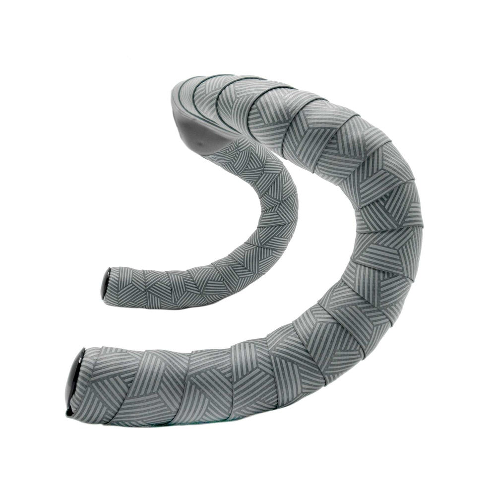 Hi Line Royal Wrap bar tape in grey with geometric striped pattern