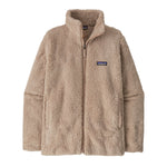 Women's Patagonia Los Gatos Jacket in Shroom Taupe with full zip and fleece texture