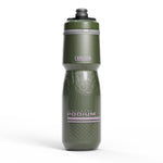 CamelBak Podium insulated water bottle in olive green with black cap
