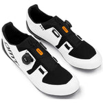 DMT KR3 white and black road cycling shoes with BOA dial closure system
