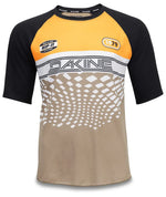 Dakine Dropout short sleeve jersey in golden glow and stingray colorway