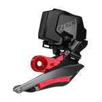 SRAM Red eTap electronic front derailleur with black finish and red accents