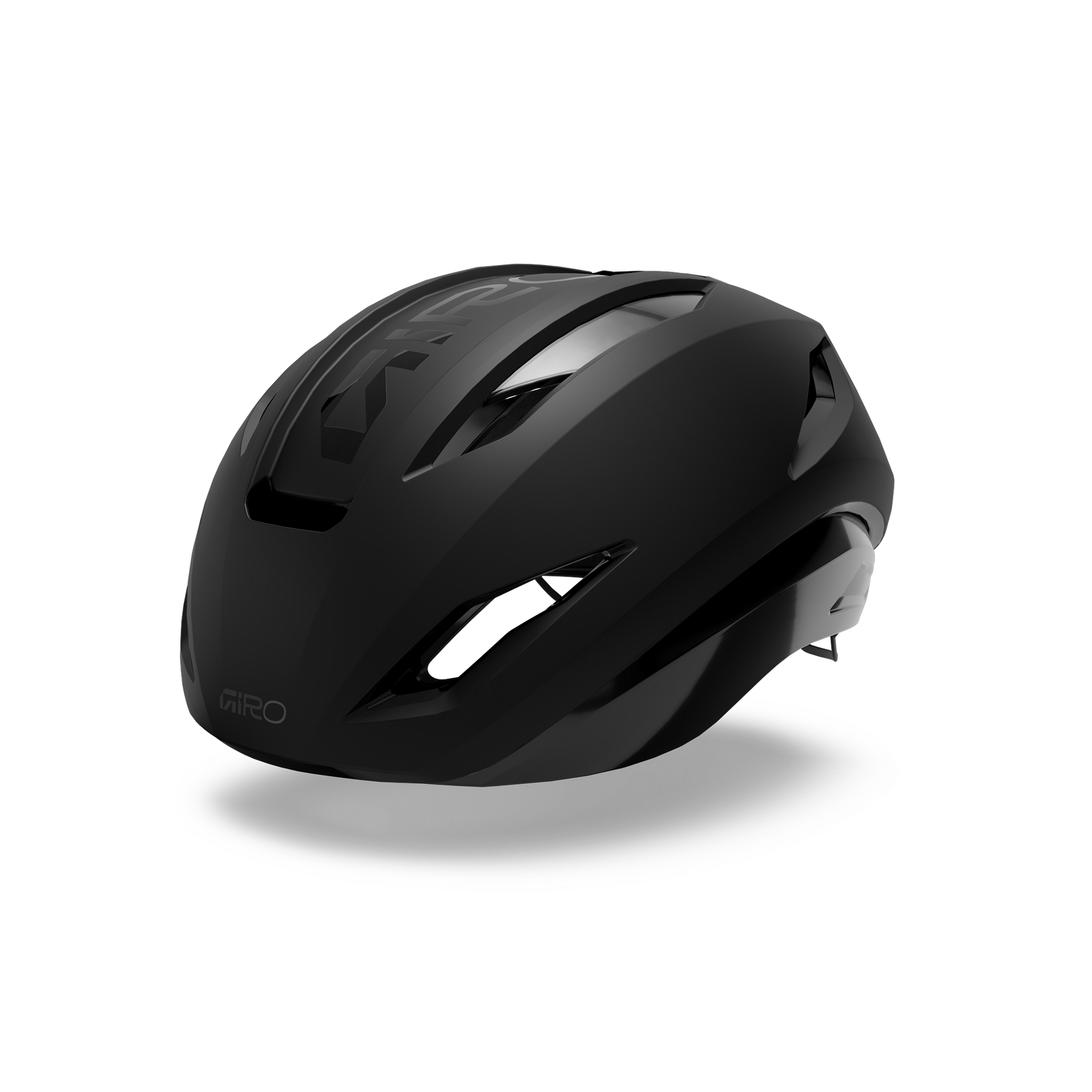 Giro Aether MIPS cycling helmet in matte black finish with aerodynamic design