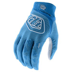 Troy Lee Designs Air glove in ocean blue with TLD logo and silicone grip details