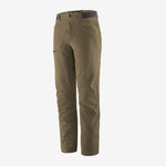 Patagonia Men's Venga Rock Pants in sage khaki color on white background