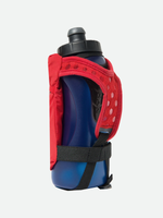 Nathan QuickSqueeze 22oz Handheld water bottle with red holder and blue bottle
