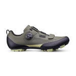 Fizik X5 Terra MTB Cycling Shoes Men's - Military Green/Tangy Green