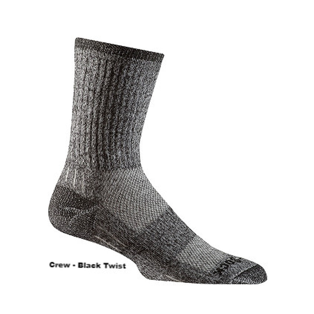Wrightsock Double Layer Escape Crew - Black Twist