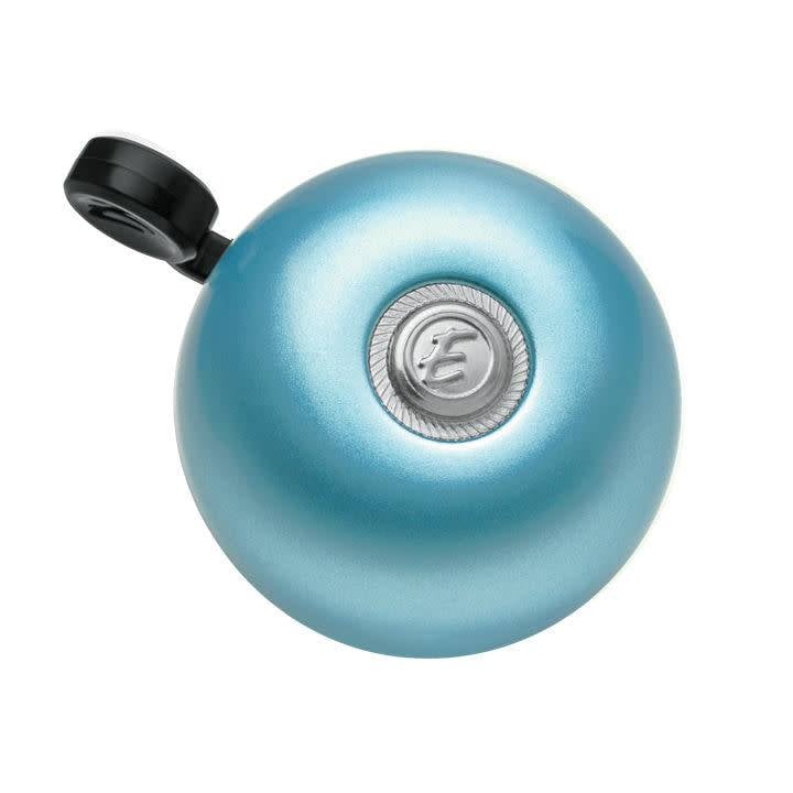 Electra bicycle bell in metallic blue finish with black thumb lever