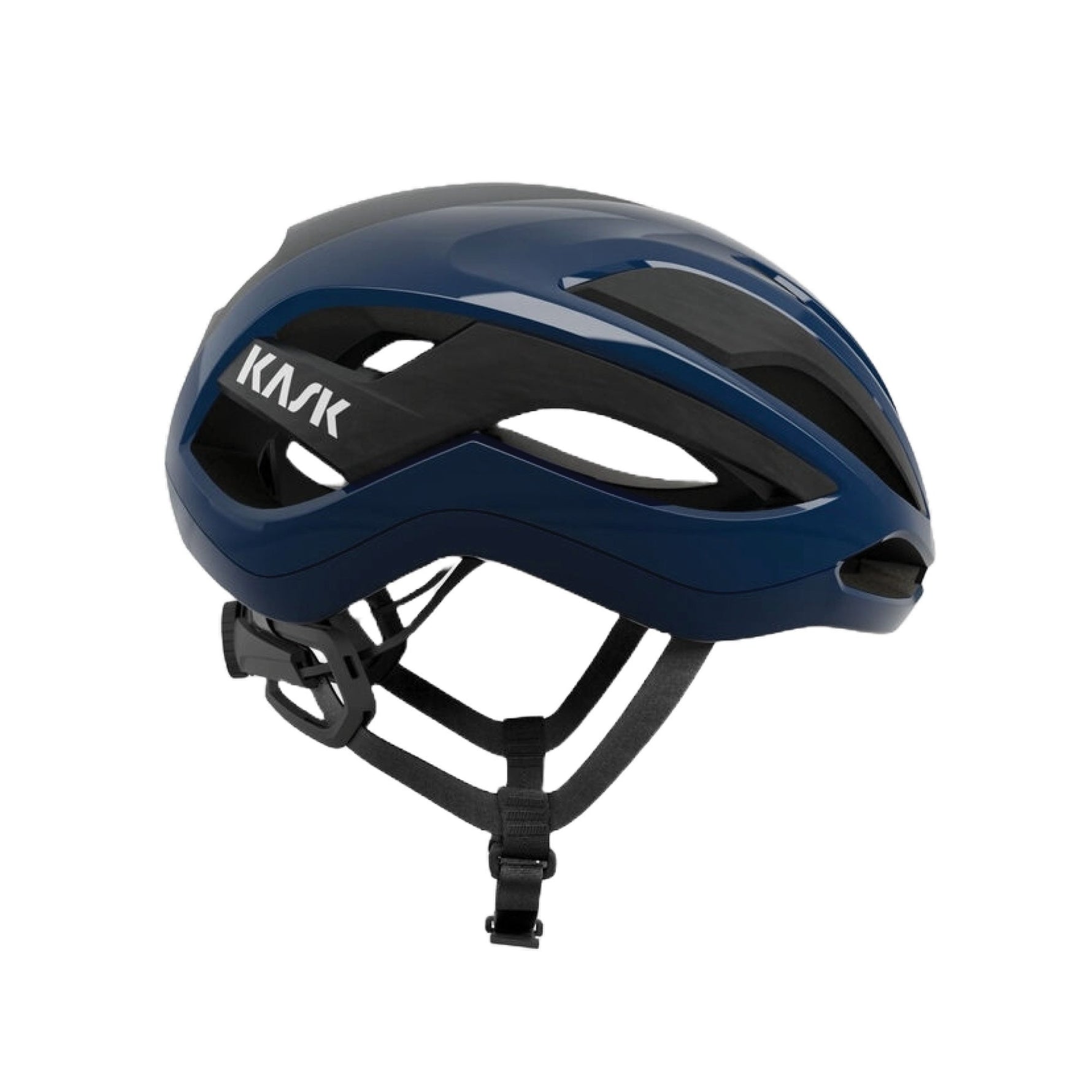 Kask Elemento cycling helmet in navy blue with aerodynamic design and ventilation