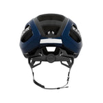 Kask Elemento cycling helmet in navy blue and black colorway, rear view