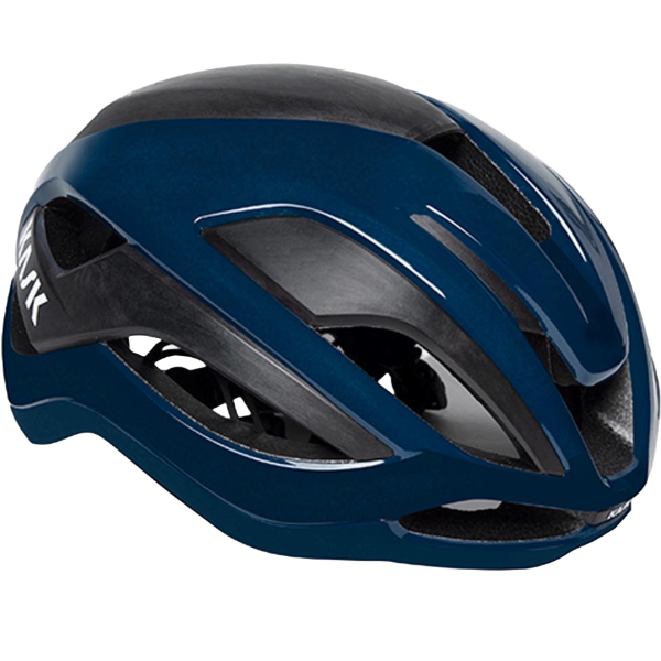 Kask Elemento cycling helmet in navy blue with aerodynamic design and ventilation ports