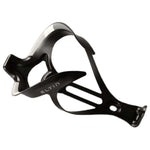 Eltin black aluminum bicycle bottle cage with sleek curved design