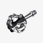 Eltin automatic SPD MTB pedal with black body and silver spindle