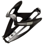 ELTIN Track bottle cage in black with silver accents on white background
