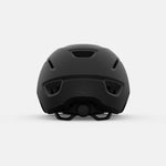 Giro Caden II bicycle helmet in matte black, rear view showing ventilation ports and adjustment system