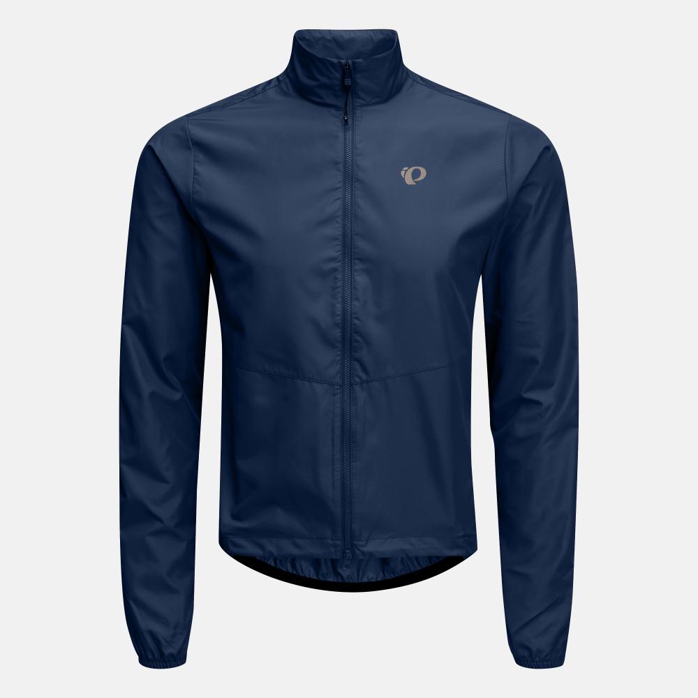 Pearl Izumi Quest Barrier Men's Jacket in navy blue lapis color with full zip