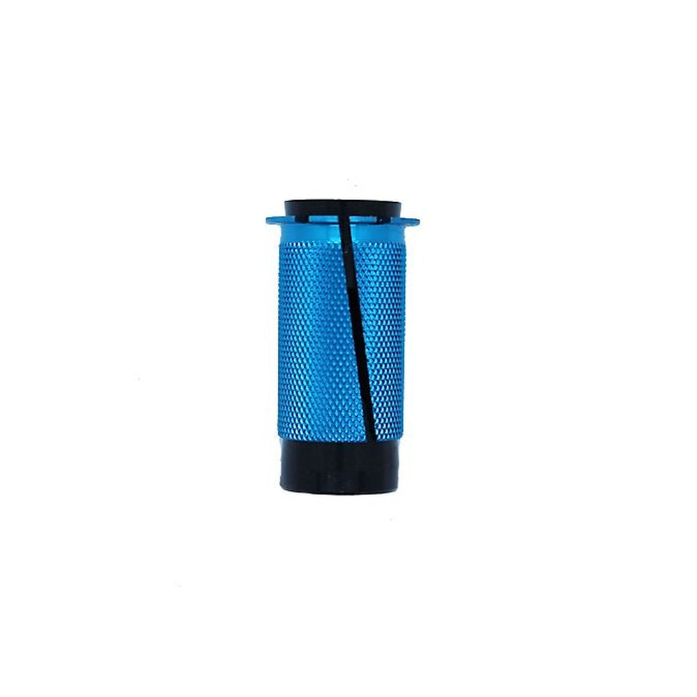 Blue and black bicycle hydraulic disc expander plug assembly component