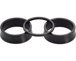 RaceFace Cinch BB Spacer Kit BB30/PF30 three black aluminum spacer rings
