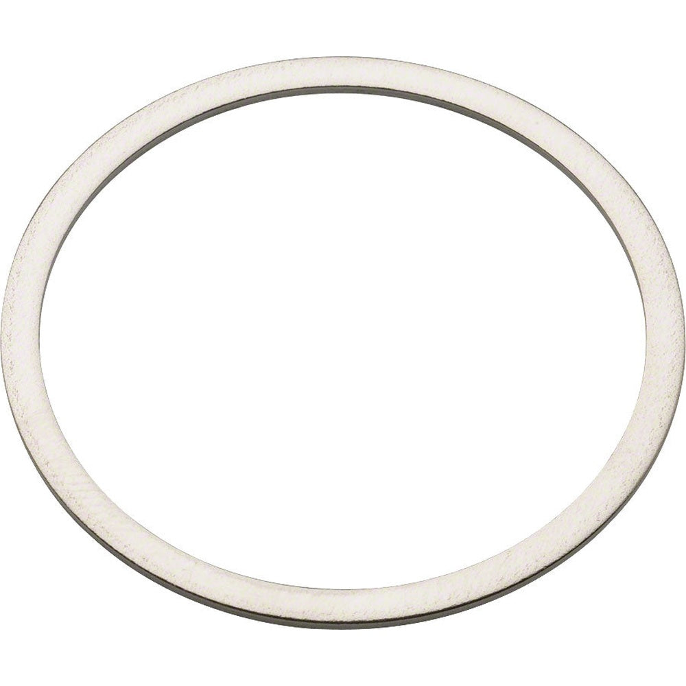 Shimano CS-7800 low spacer ring in white/clear finish on clean background