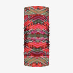 Buff Cool Net UV+ tubular headwear in Wild Multi geometric pattern with vibrant colors