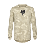 Fox Ranger Long Sleeve Jersey in sand desert camouflage pattern with black Fox logo