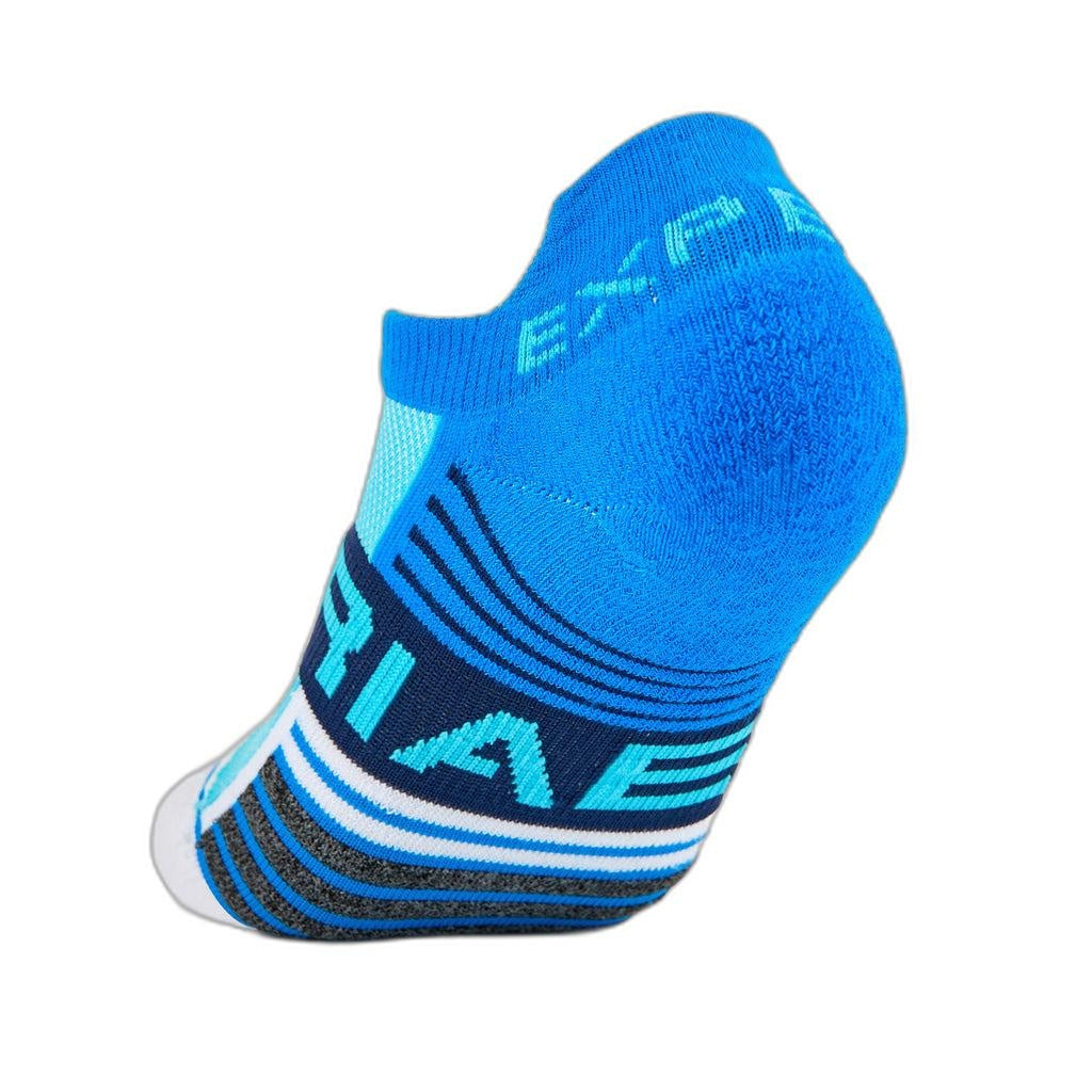 Experia No Show Tab Socks White Large
