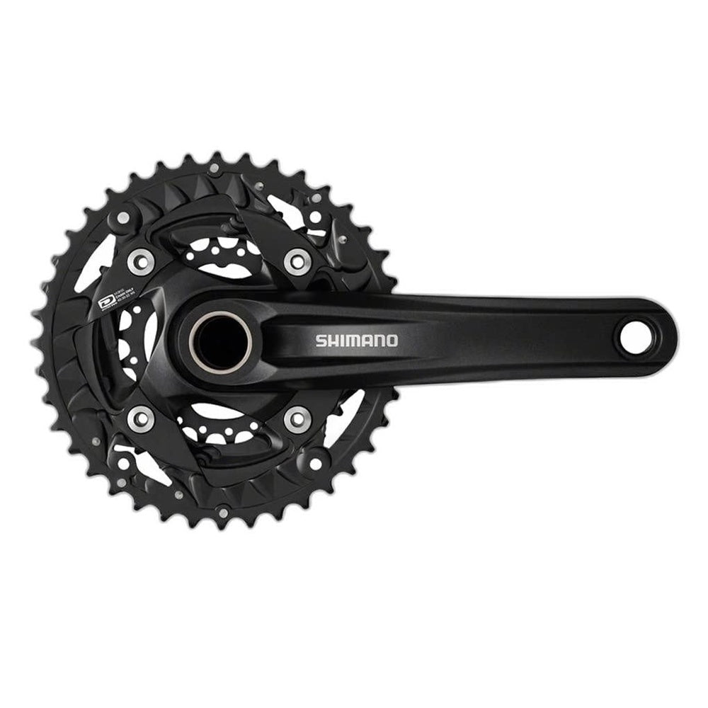 Shimano FC-MT500-3 Crankset - 175mm, 10-Speed, 40/30/22t, 96/64 BCD, Black