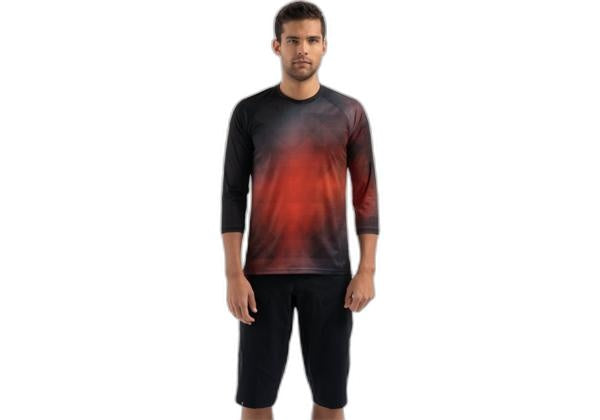 DEMO 3/4 JERSEY MEN BLK/CHAR REFRACTION XS