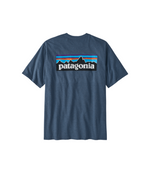 M's L/S P-6 Logo Responsibili-Tee Utility Blue M