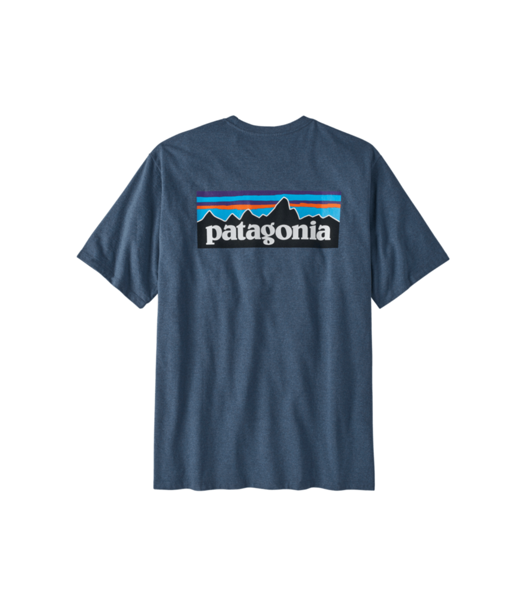 M's L/S P-6 Logo Responsibili-Tee Utility Blue M