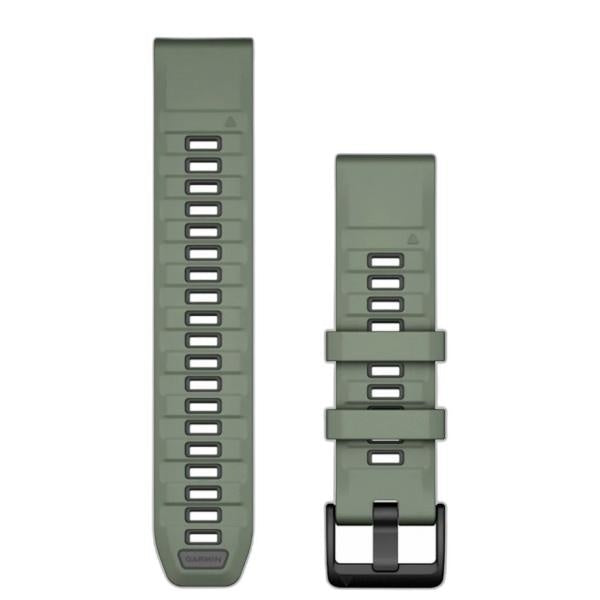 Garmin QuickFit® 22 Watch Bands QuickFit® 22 Watch Bands, Willow/Graphite Silicone