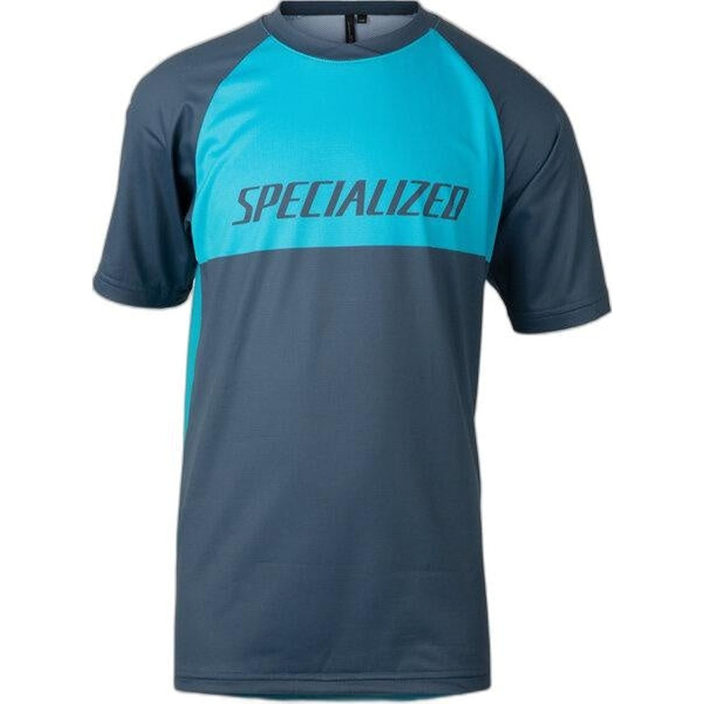 ENDURO GROM JERSEY SS YTH AQA/CSTBLU BLOCK S